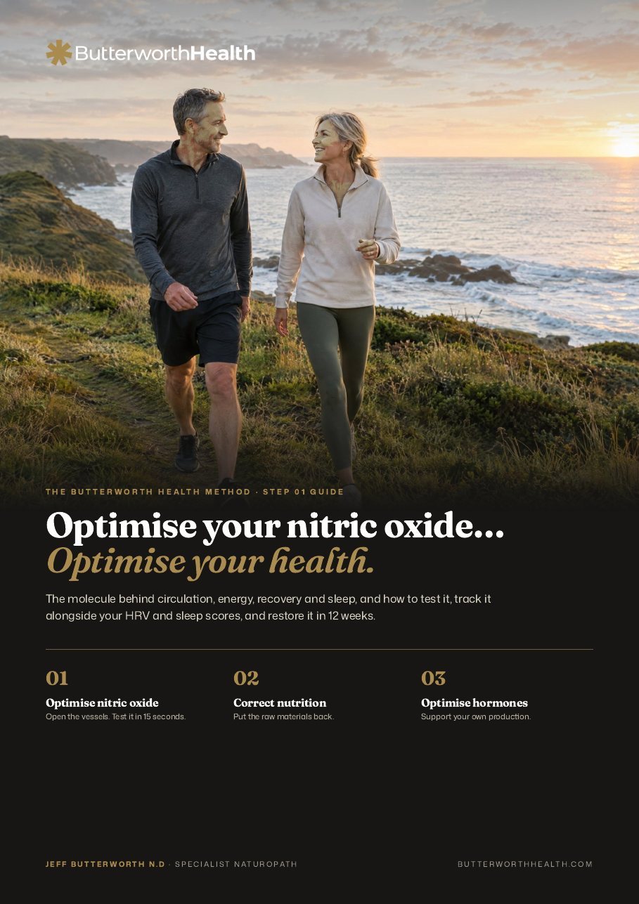Optimise Your Nitric Oxide guide cover